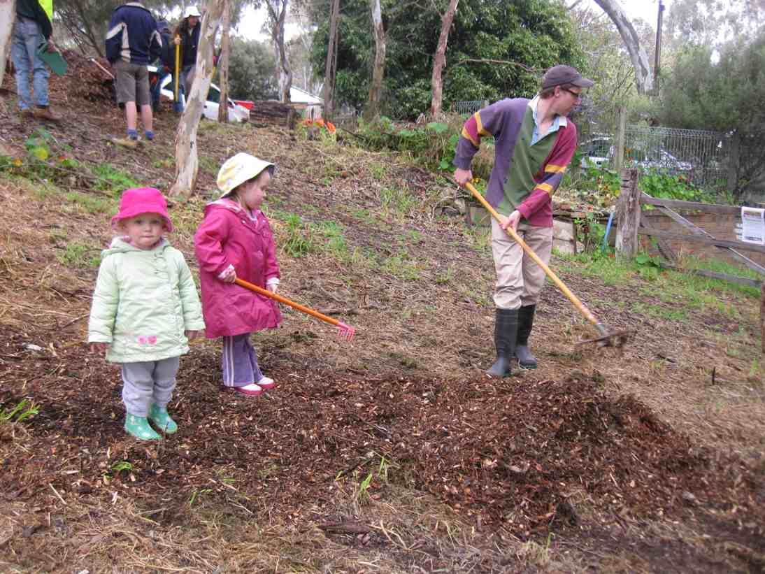 people hard at work.