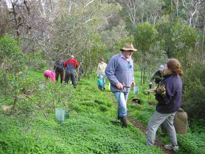 people hard at work.